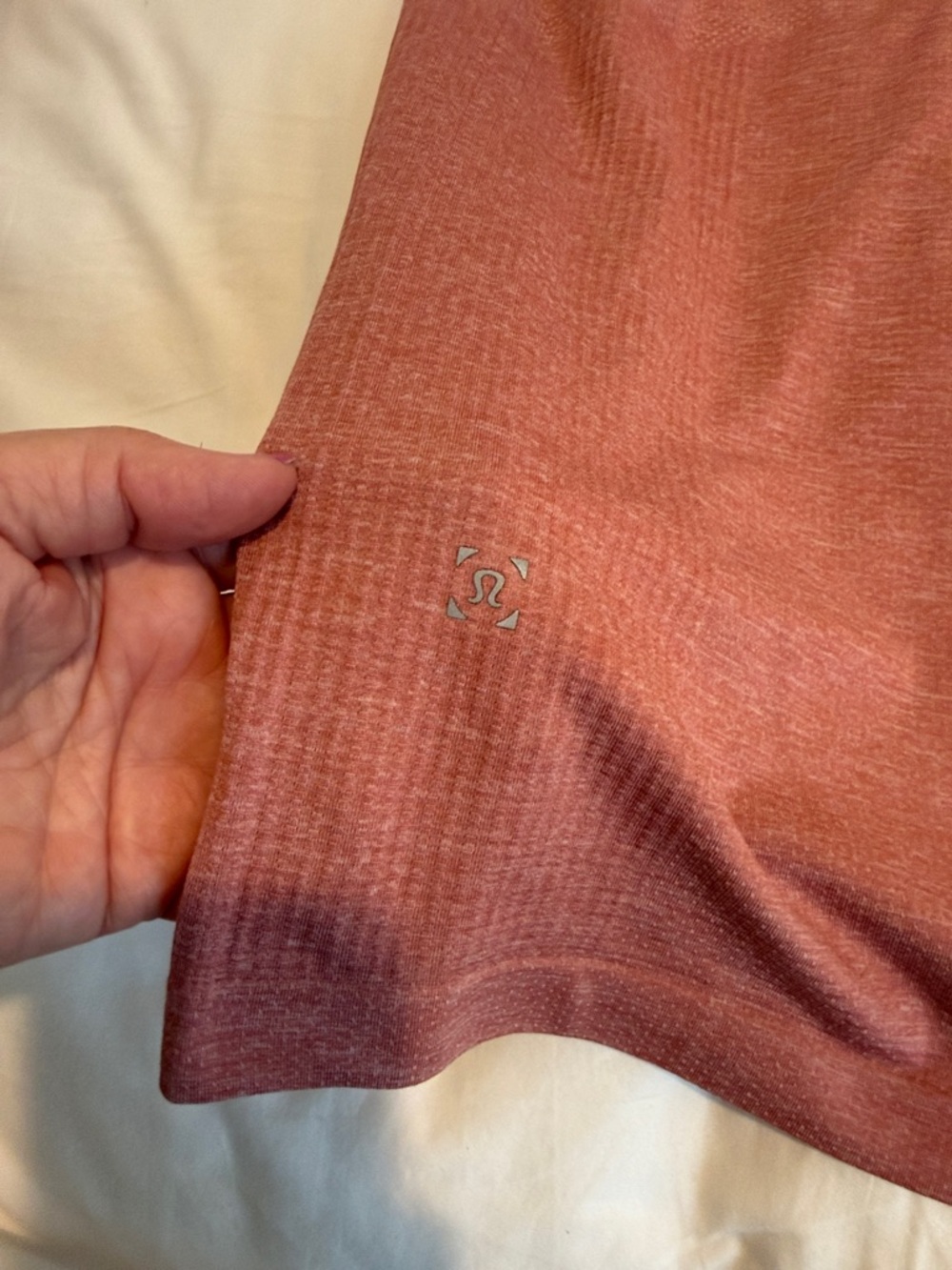 lululemon athletica Men's Short Sleeve Polo in Rusty Rose - Picture 9 of 10